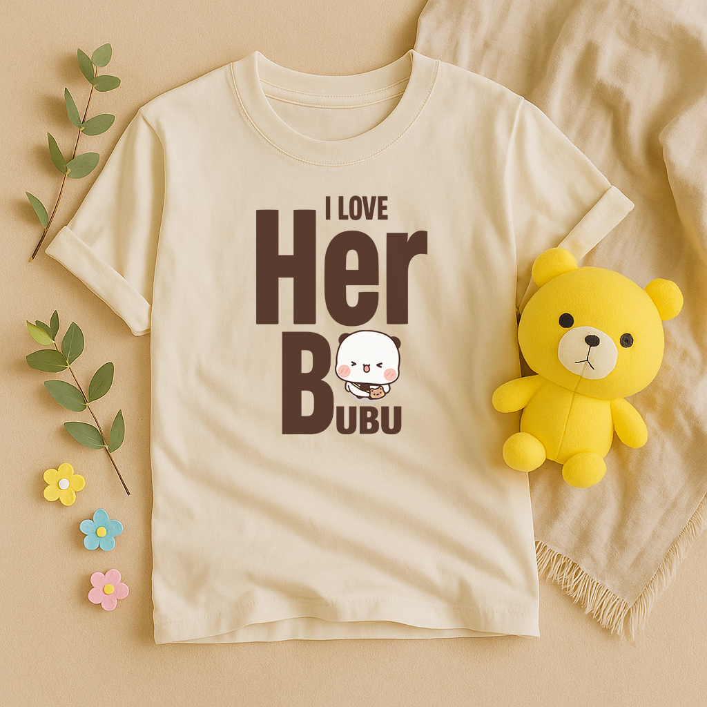 Couple T-Shirts β I Love Her Bubu
