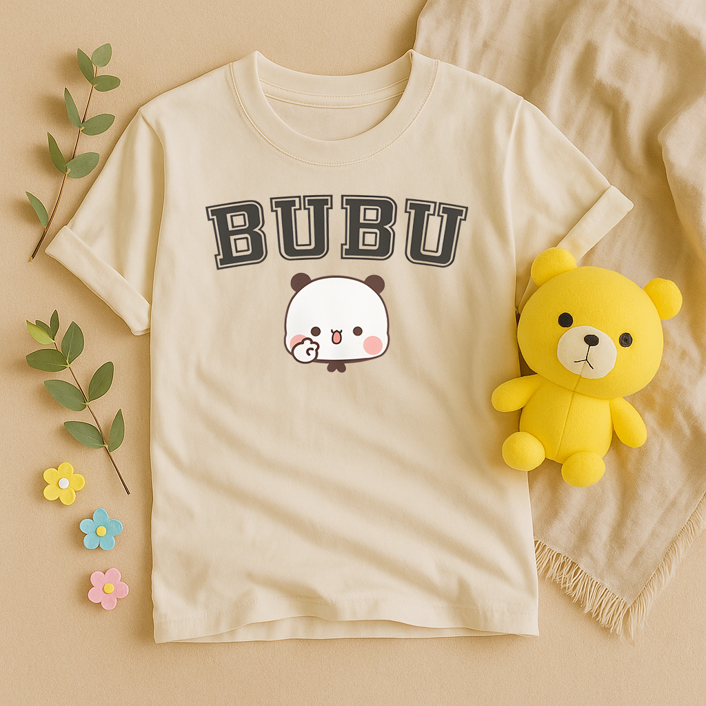 Bubu & Dudu Couple T-Shirts – Comfy & Cute Design