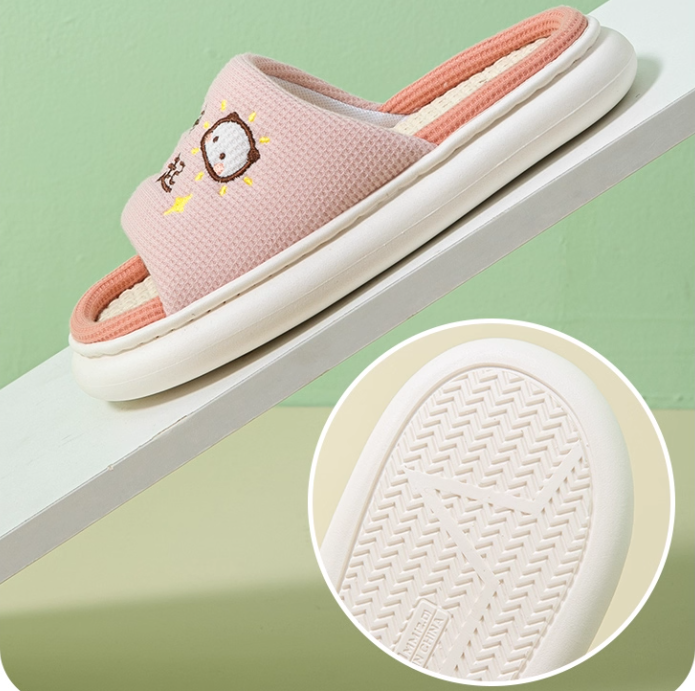 Bubu & Dudu Indoor Slippers – Cute Embroidered House Shoes