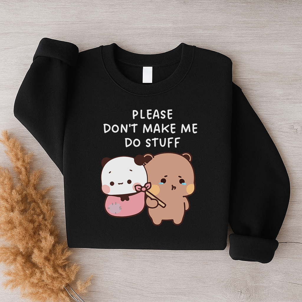 No Motivation Sweatshirt β Bubu & Dudu Edition