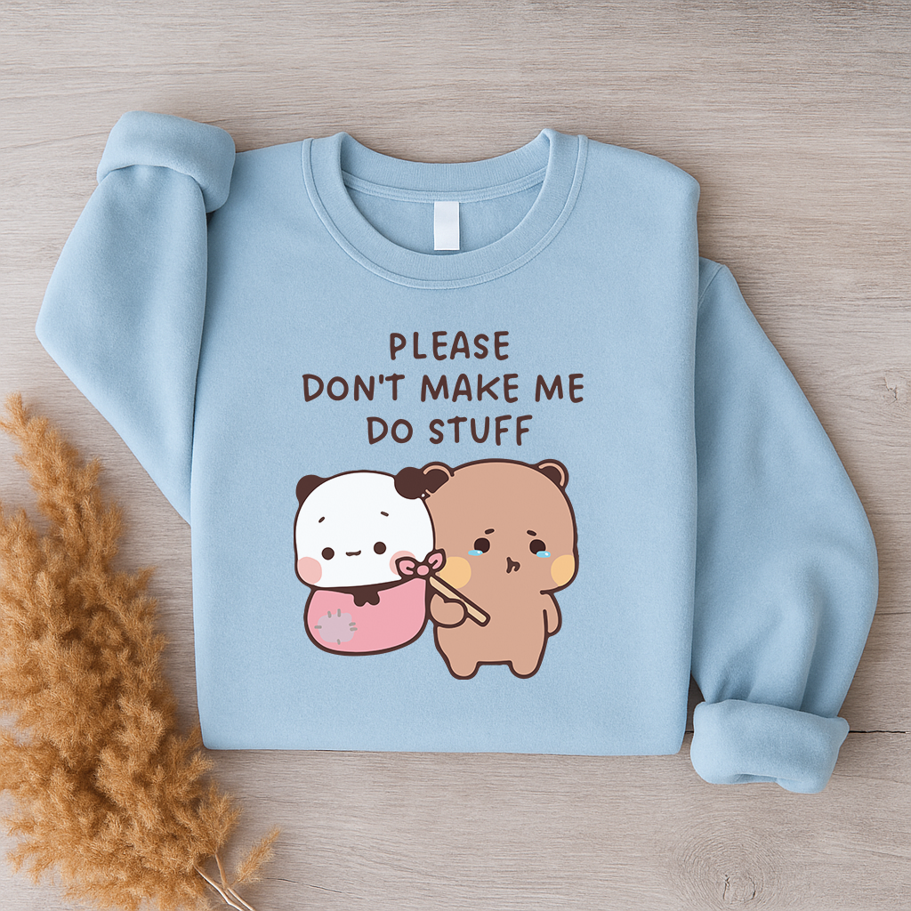 No Motivation Sweatshirt β Bubu & Dudu Edition
