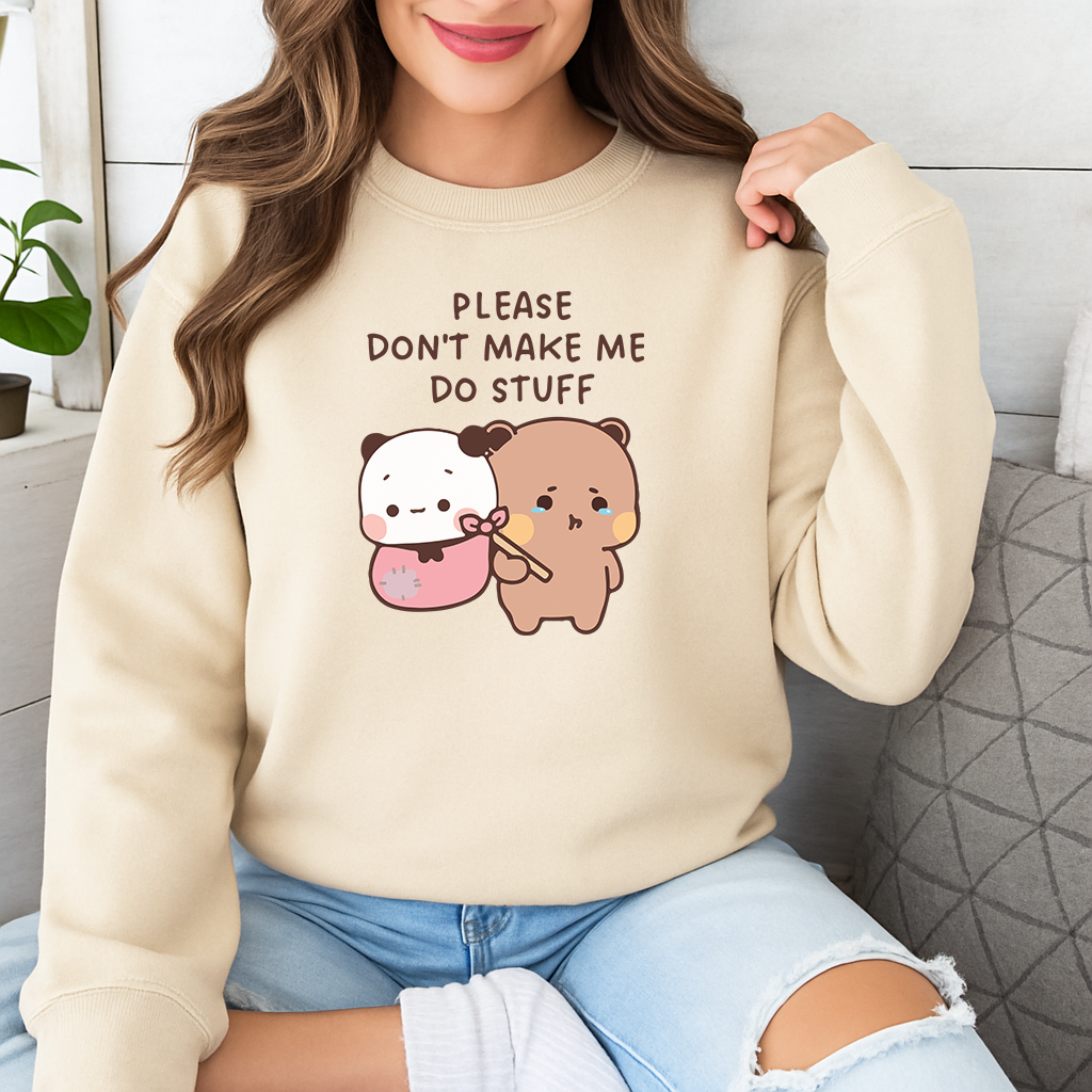 No Motivation Sweatshirt β Bubu & Dudu Edition