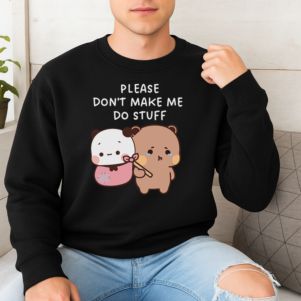 No Motivation Sweatshirt β Bubu & Dudu Edition