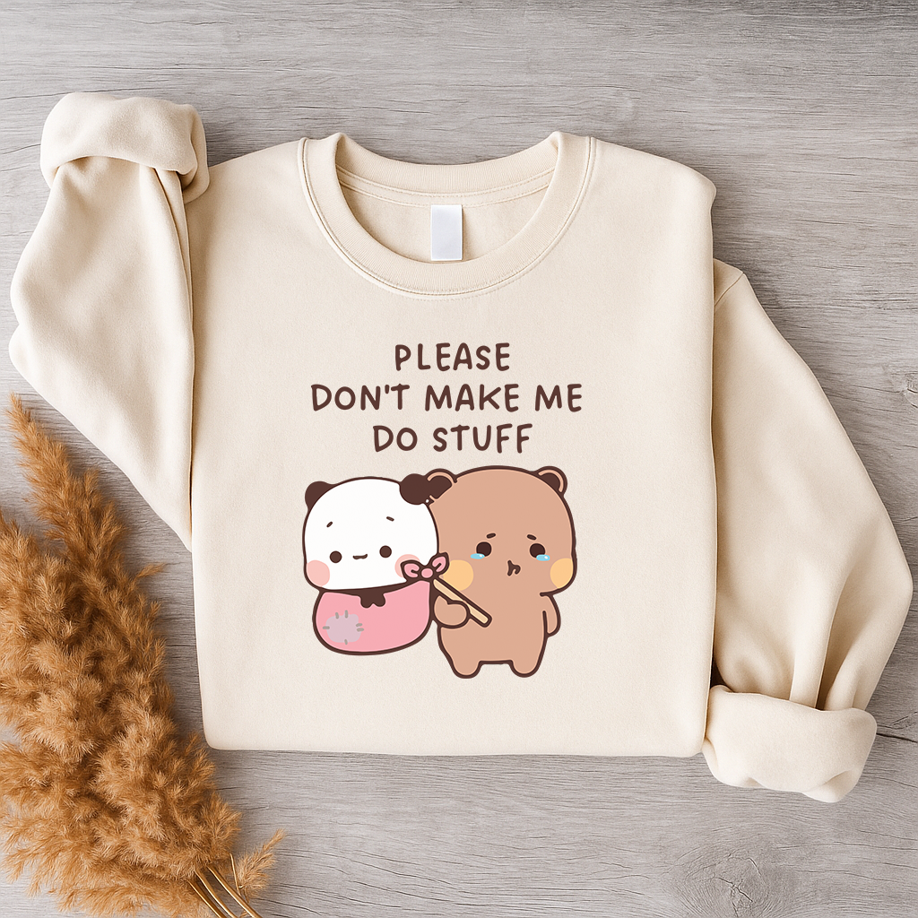 No Motivation Sweatshirt β Bubu & Dudu Edition