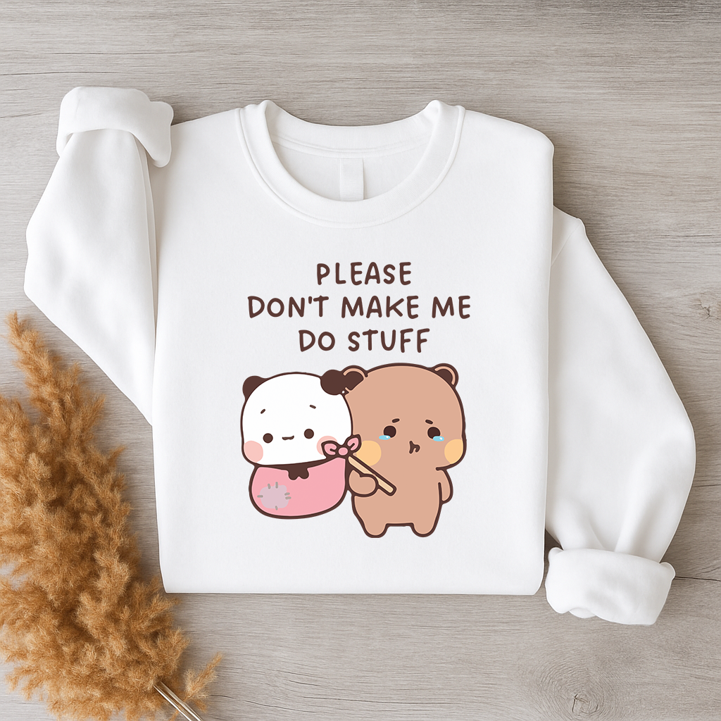 No Motivation Sweatshirt β Bubu & Dudu Edition