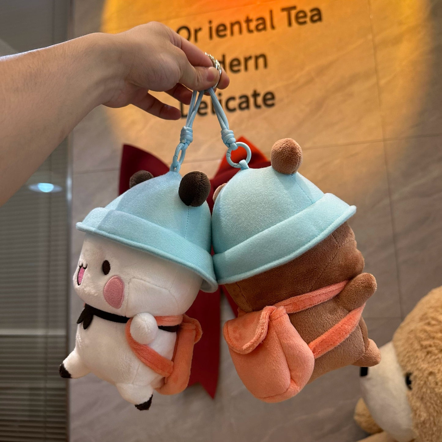 Bubu & Dudu Plush Keychain – Explorer Edition