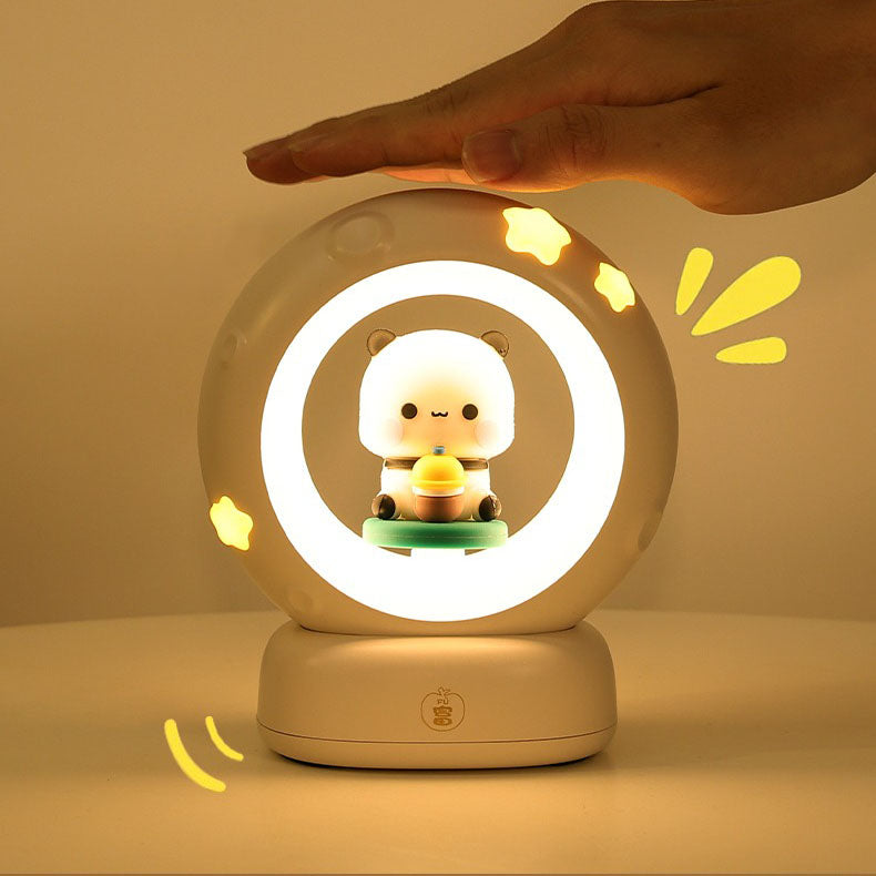 Bubu & Dudu Cute Bear Night Light – Touch-Activated LED Bedside Lamp for Kids & Adults