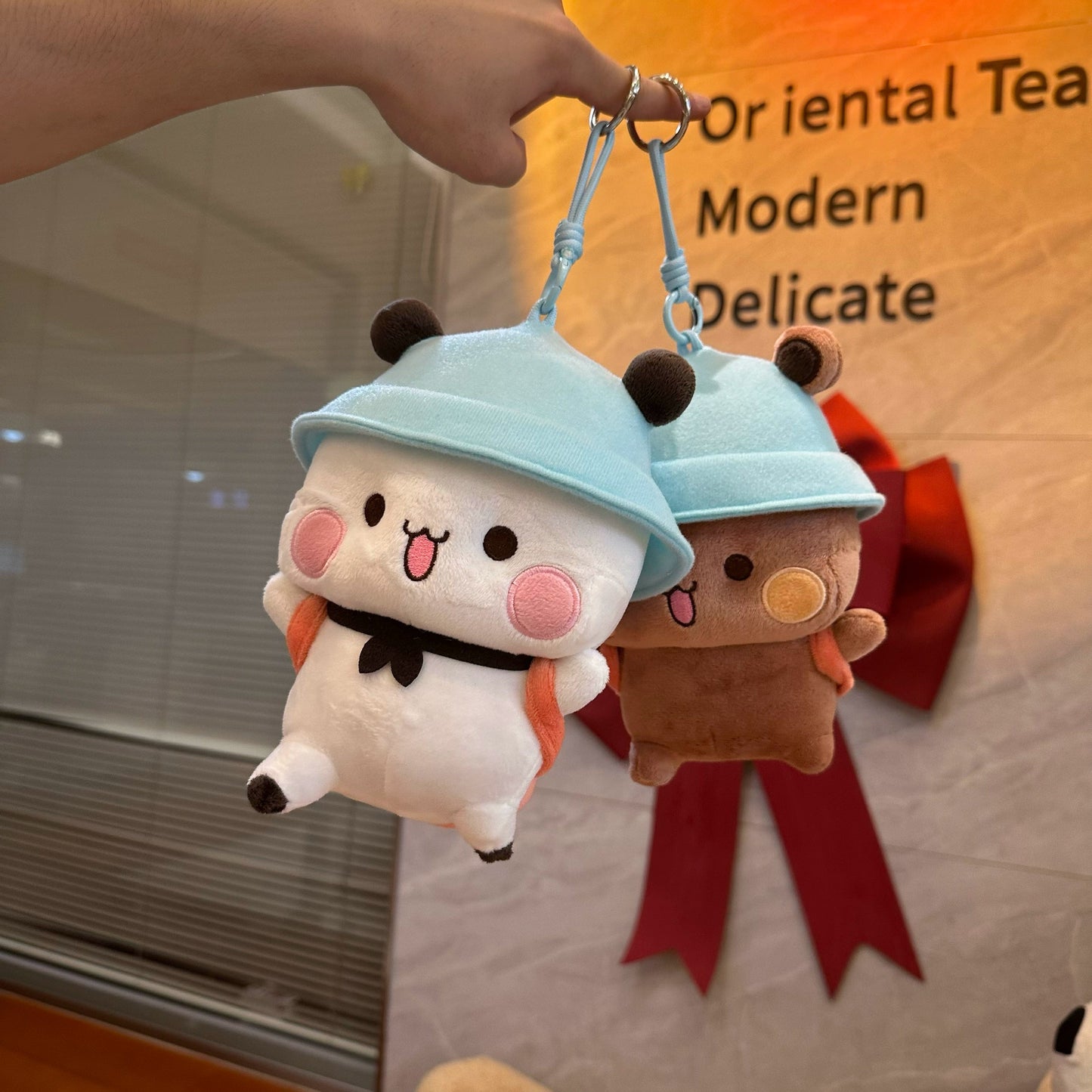 Bubu & Dudu Plush Keychain – Explorer Edition