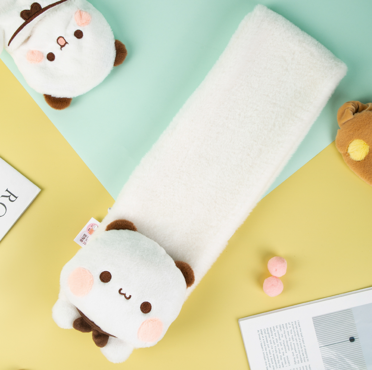 Plush Bear Winter Scarf – Ultra Soft, Cozy & Adorably Cute