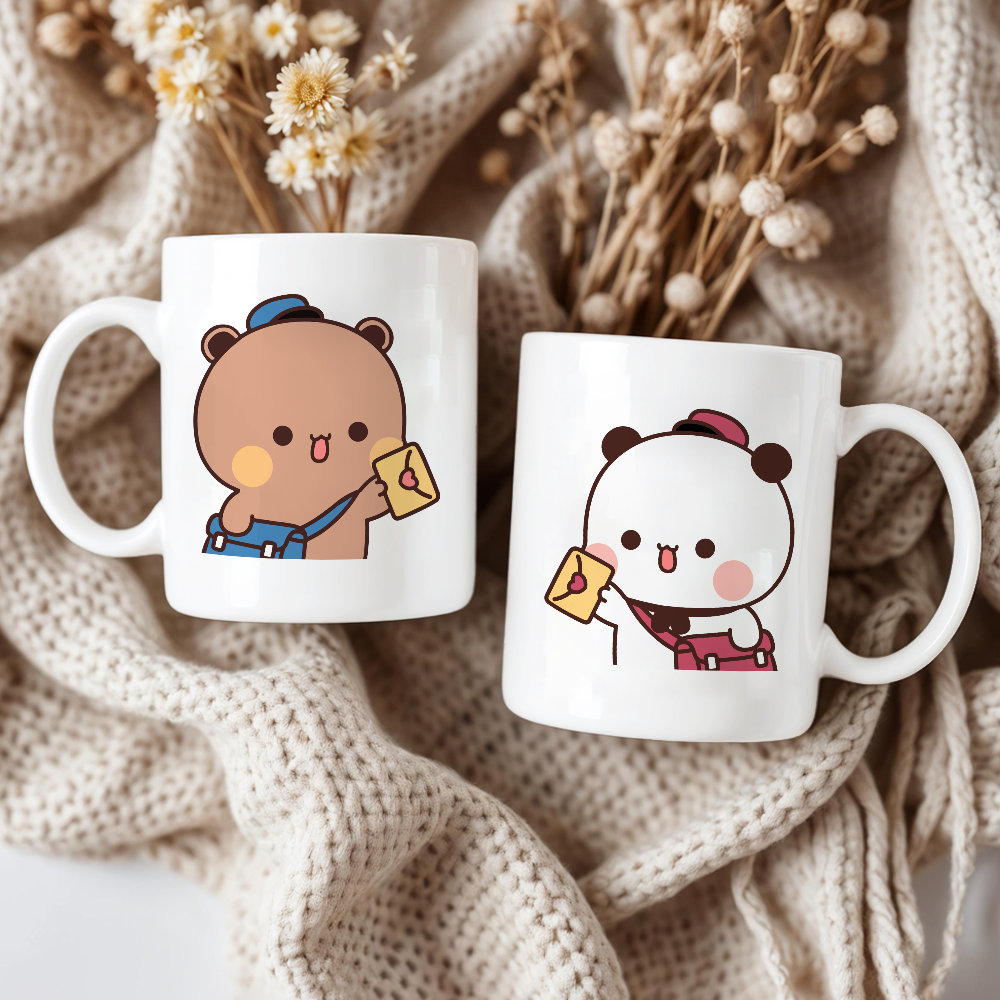 Bubu & Dudu Couple Mug – Cute Love Letter Confession Gift