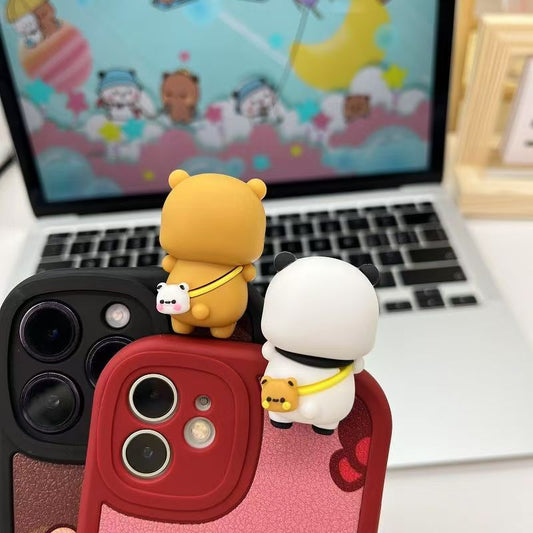 Bubu & Dudu Panda Dolls – Cute Couple Gift & Home Display Decoration - Heybubududu