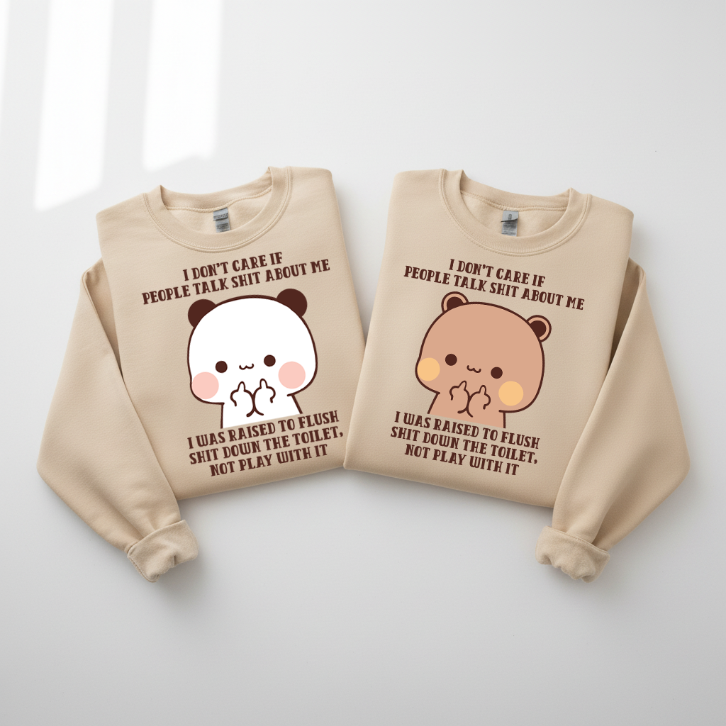 Funny Bubu & Dudu Matching Sweatshirts