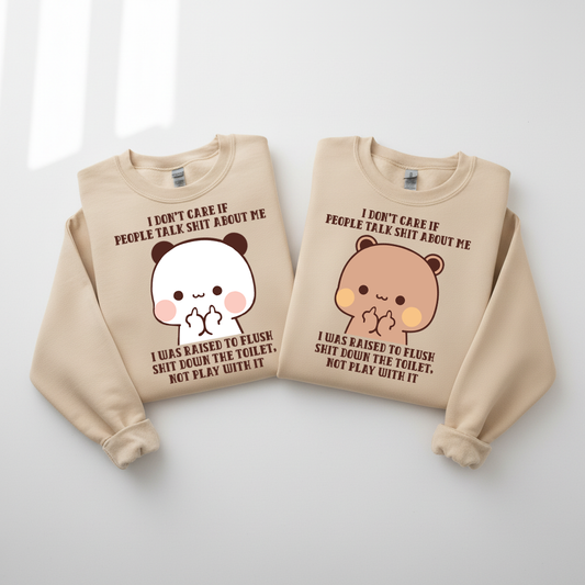 Funny Bubu & Dudu Matching Sweatshirts