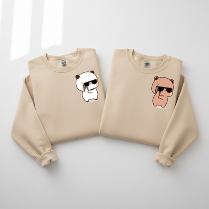 Bubu & Dudu Couple Sweatshirt – Gangster Style