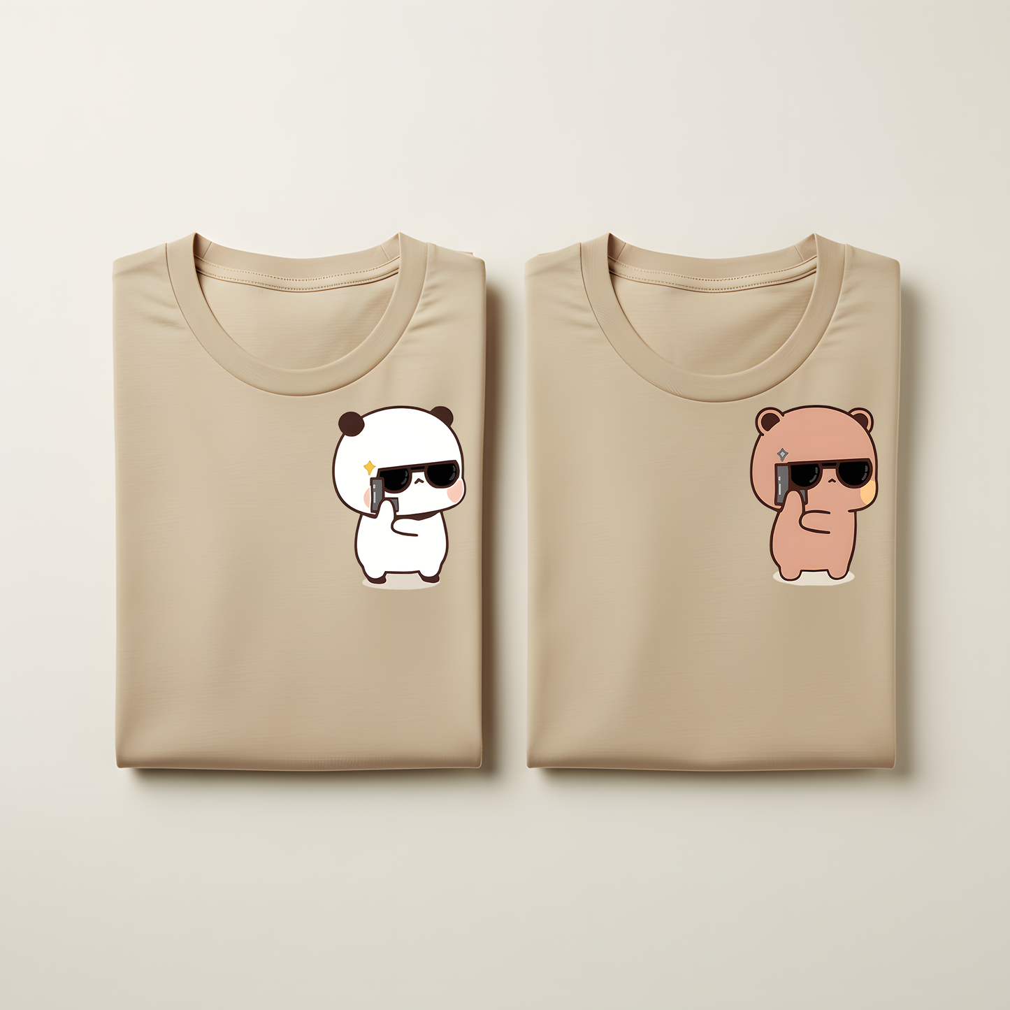Bubu & Dudu Couple T-Shirts – Funny Gangster