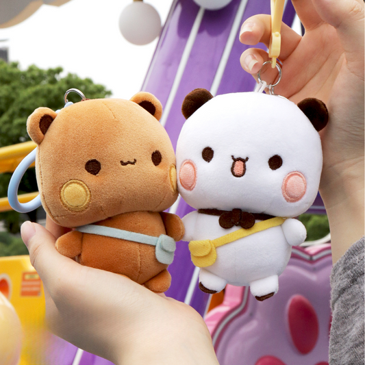 Mini Bear Plush Keychain – Couple Edition