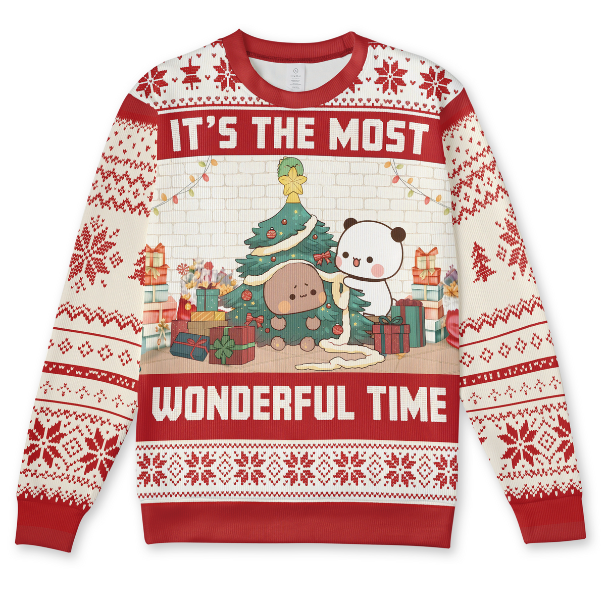Bubu & Dudu Christmas Sweater – Cozy "Wonderful Time" Edition