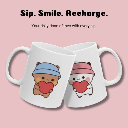 Bubu Dudu Mug for Couples - Cute Kawaii Coffee Mug Set