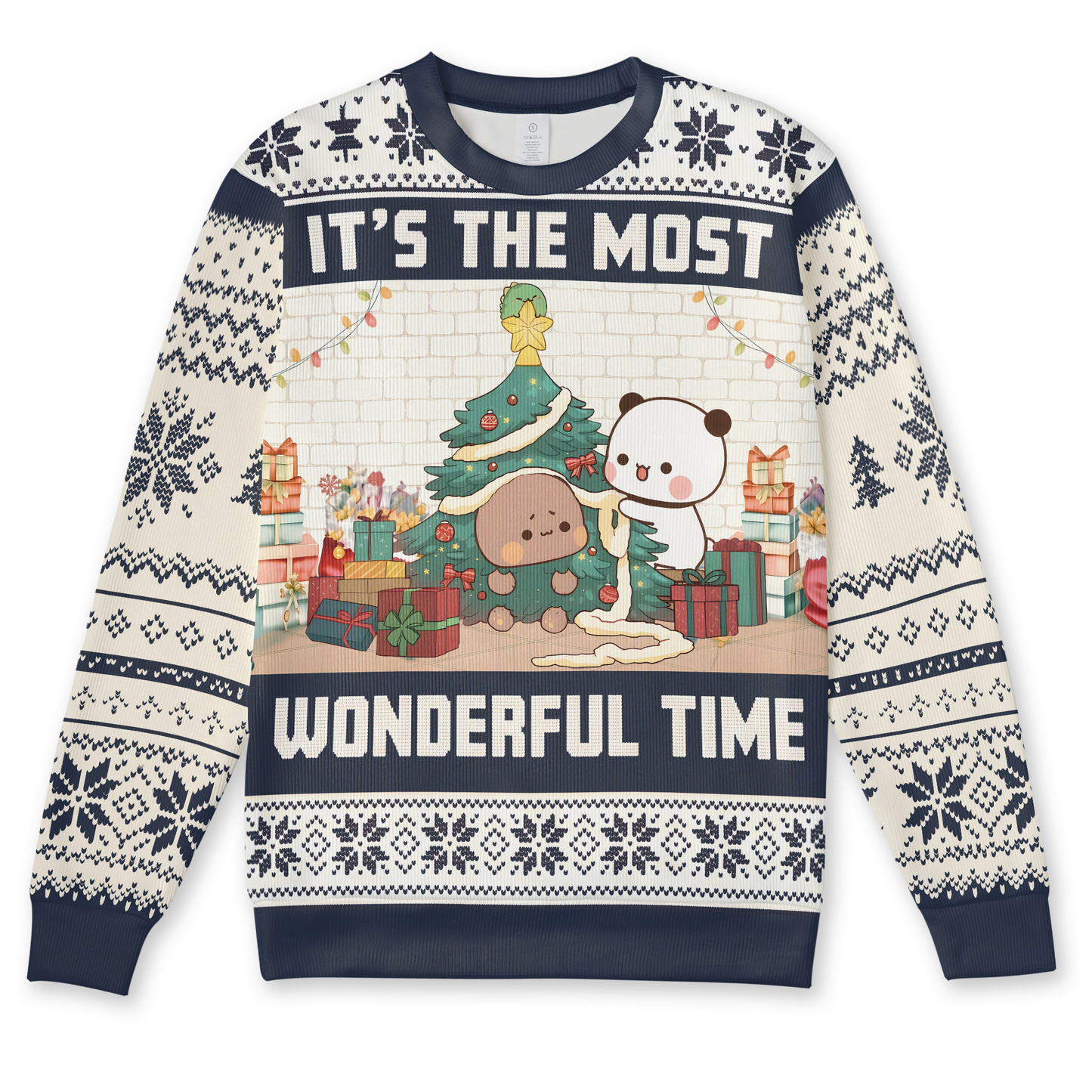 Bubu & Dudu Christmas Sweater – Cozy "Wonderful Time" Edition