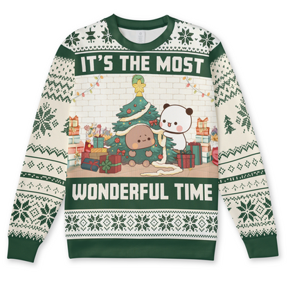 Bubu & Dudu Christmas Sweater – Cozy "Wonderful Time" Edition