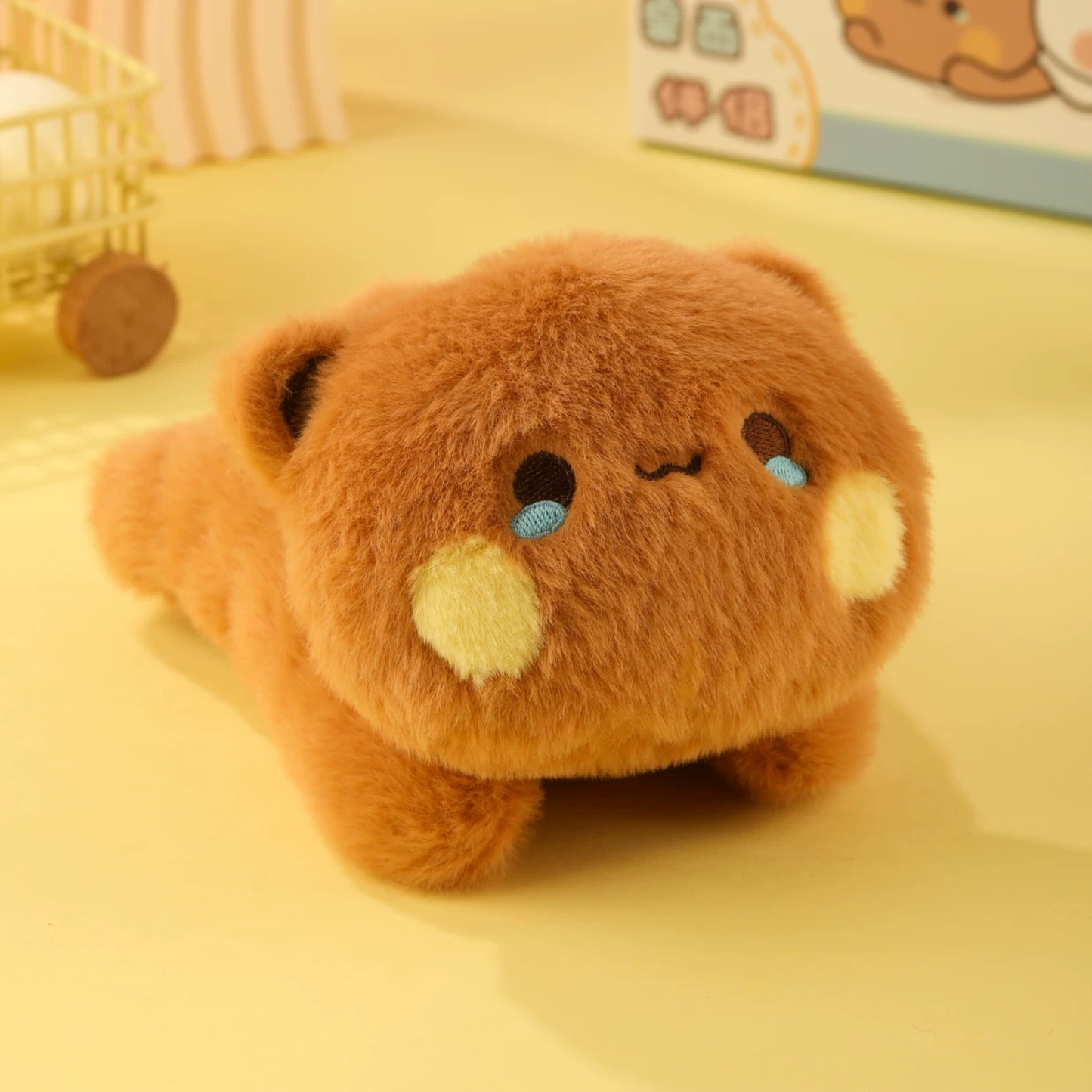 Bubu & Dudu Plushie Wrist Rest – Kawaii Panda & Bear Squishy Desk Wrist Support