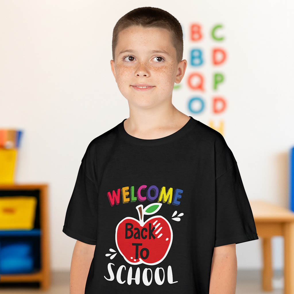 T-Shirt Welcome Back To Shool Apple