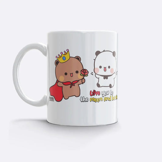 Bubu & Dudu "To The Moon and Back" Mug – Cute Couple Gift - Heybubududu