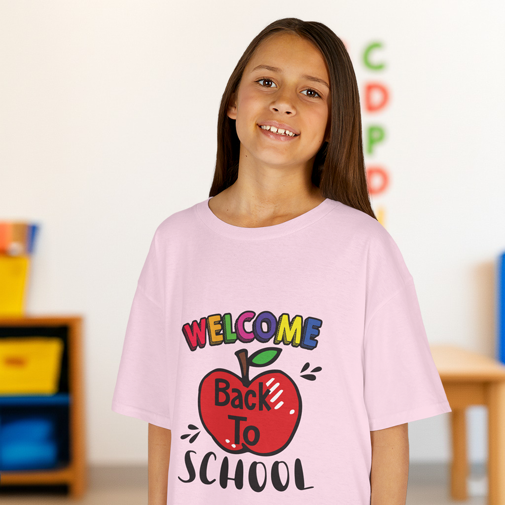 T-Shirt Welcome Back To Shool Apple