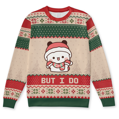 Bubu & Dudu Christmas Sweater – "I Don't Do Matching, But I Do" Funny Couple Edition