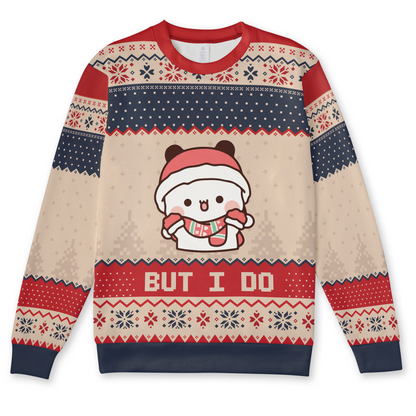 Bubu & Dudu Christmas Sweater – "I Don't Do Matching, But I Do" Funny Couple Edition