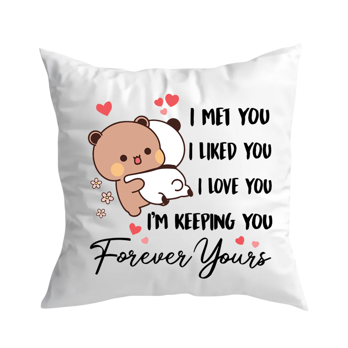 Forever Yours Couple Pillow | Romantic Bubu & Dudu Love Pillow Gift – product image 1