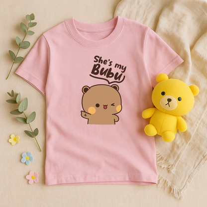 He’s My Dudu, She’s My Bubu Matching Couple T-Shirts