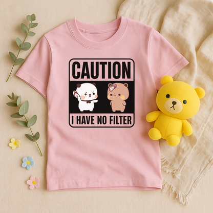 No Filter Tee – Bubu & Dudu Warning Style