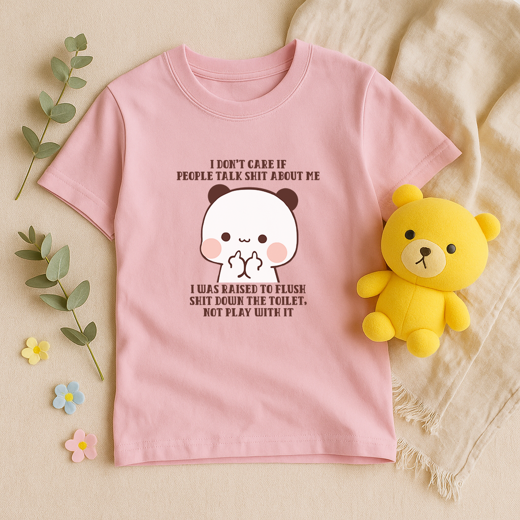 Cute Bubu Bear Graphic Tee – Funny Sarcastic Quote Shirt