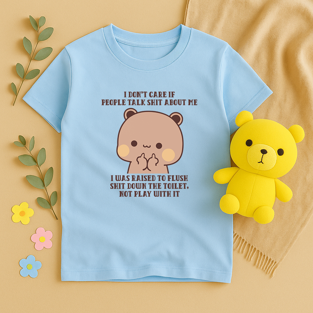 Funny Dudu Bear Graphic Tee – Sarcastic Quote T-Shirt