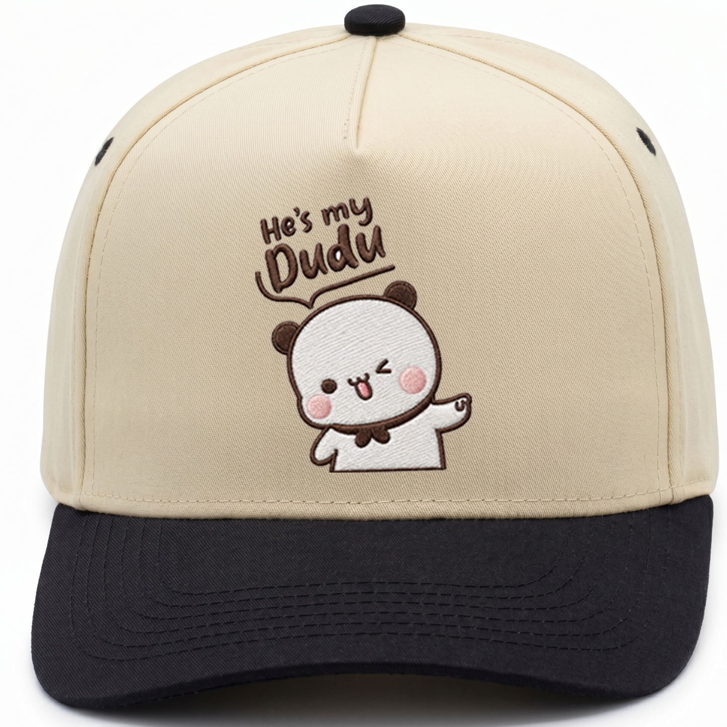 Bubu & Dudu Matching Couple Trucker Hats – Cute Embroidered His & Hers Caps