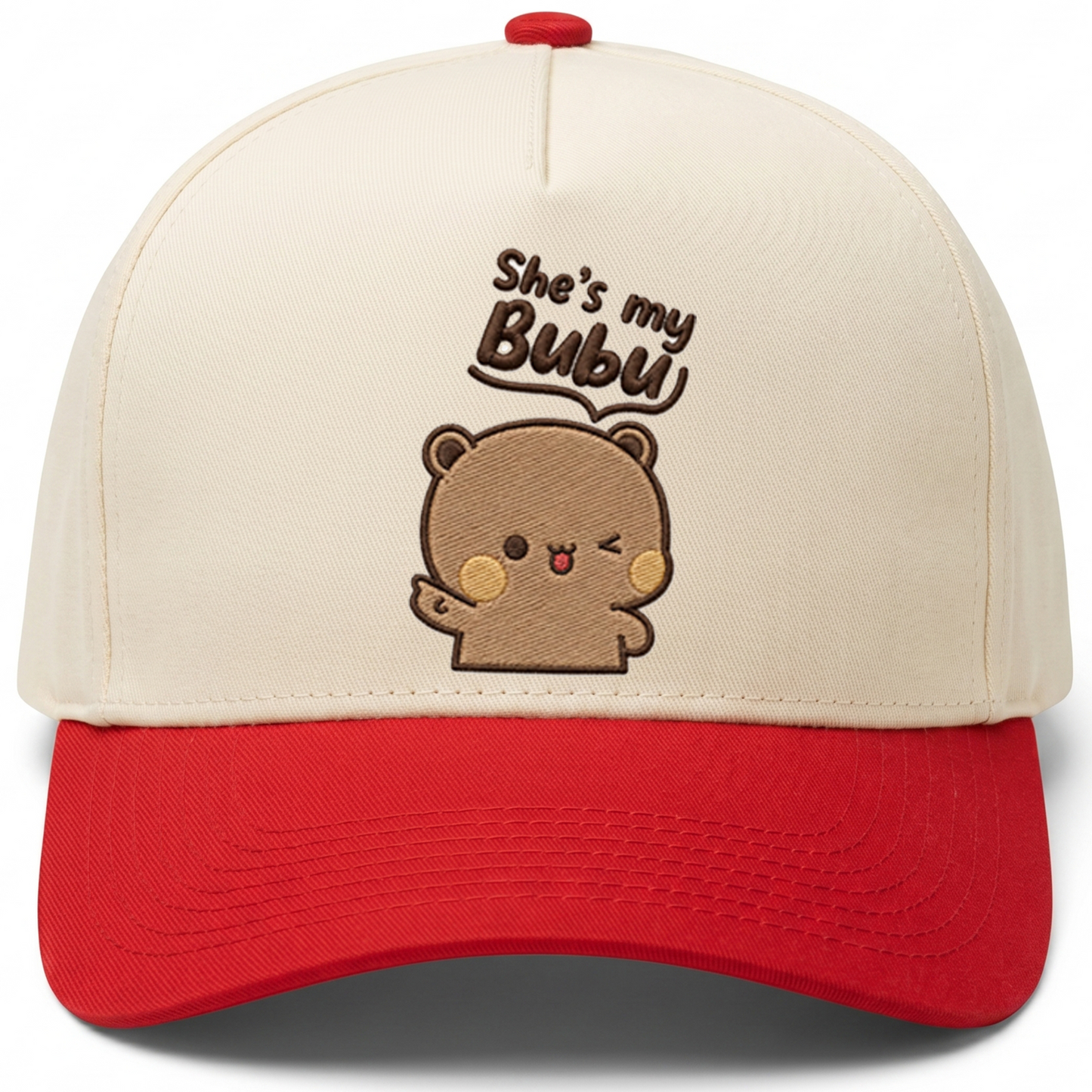 Bubu & Dudu Matching Couple Trucker Hats – Cute Embroidered His & Hers Caps