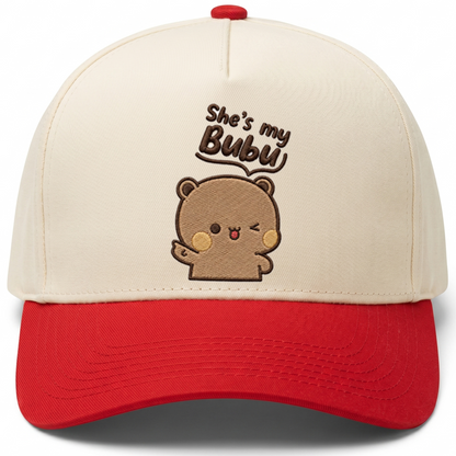 Bubu & Dudu Matching Couple Trucker Hats – Cute Embroidered His & Hers Caps