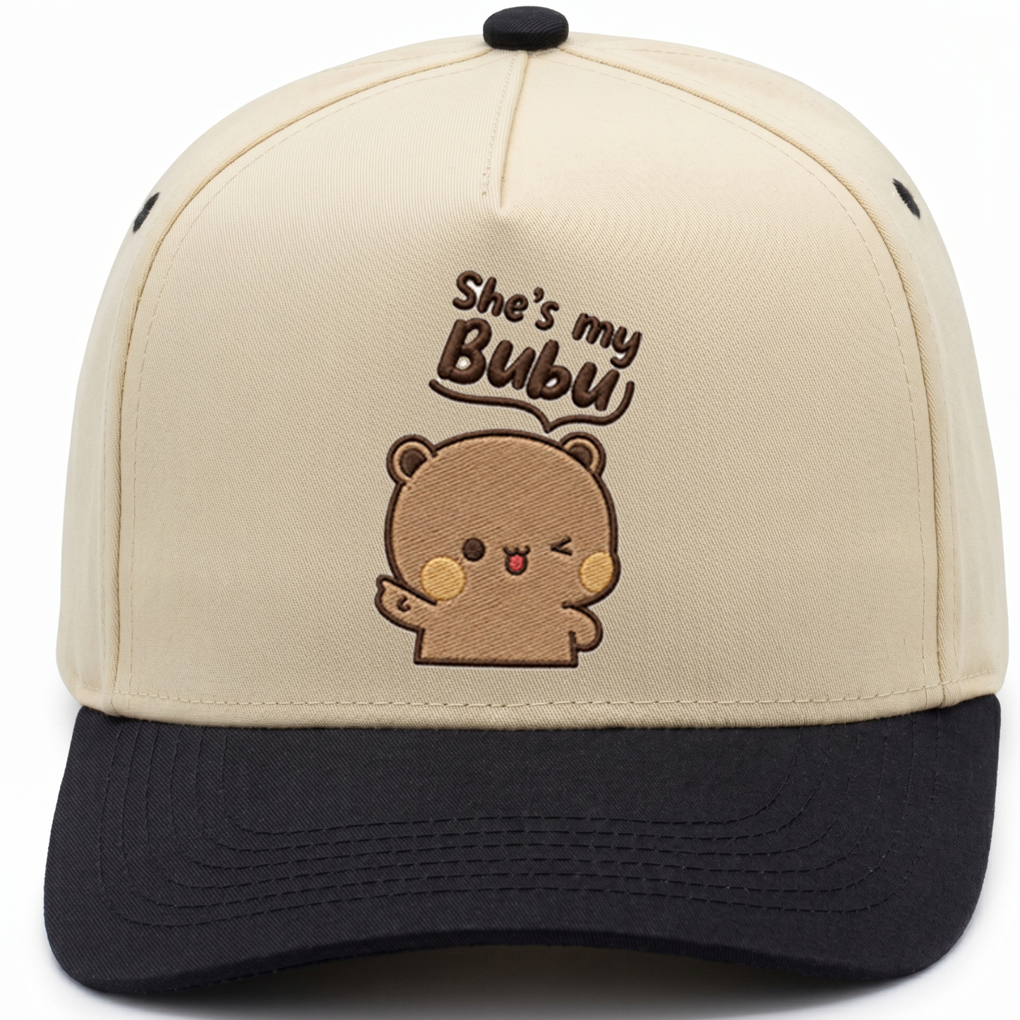Bubu & Dudu Matching Couple Trucker Hats – Cute Embroidered His & Hers Caps