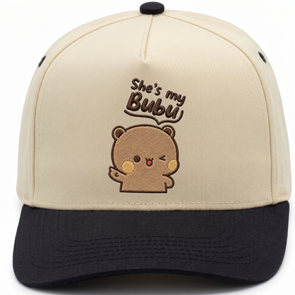 Bubu & Dudu Matching Couple Trucker Hats – Cute Embroidered His & Hers Caps