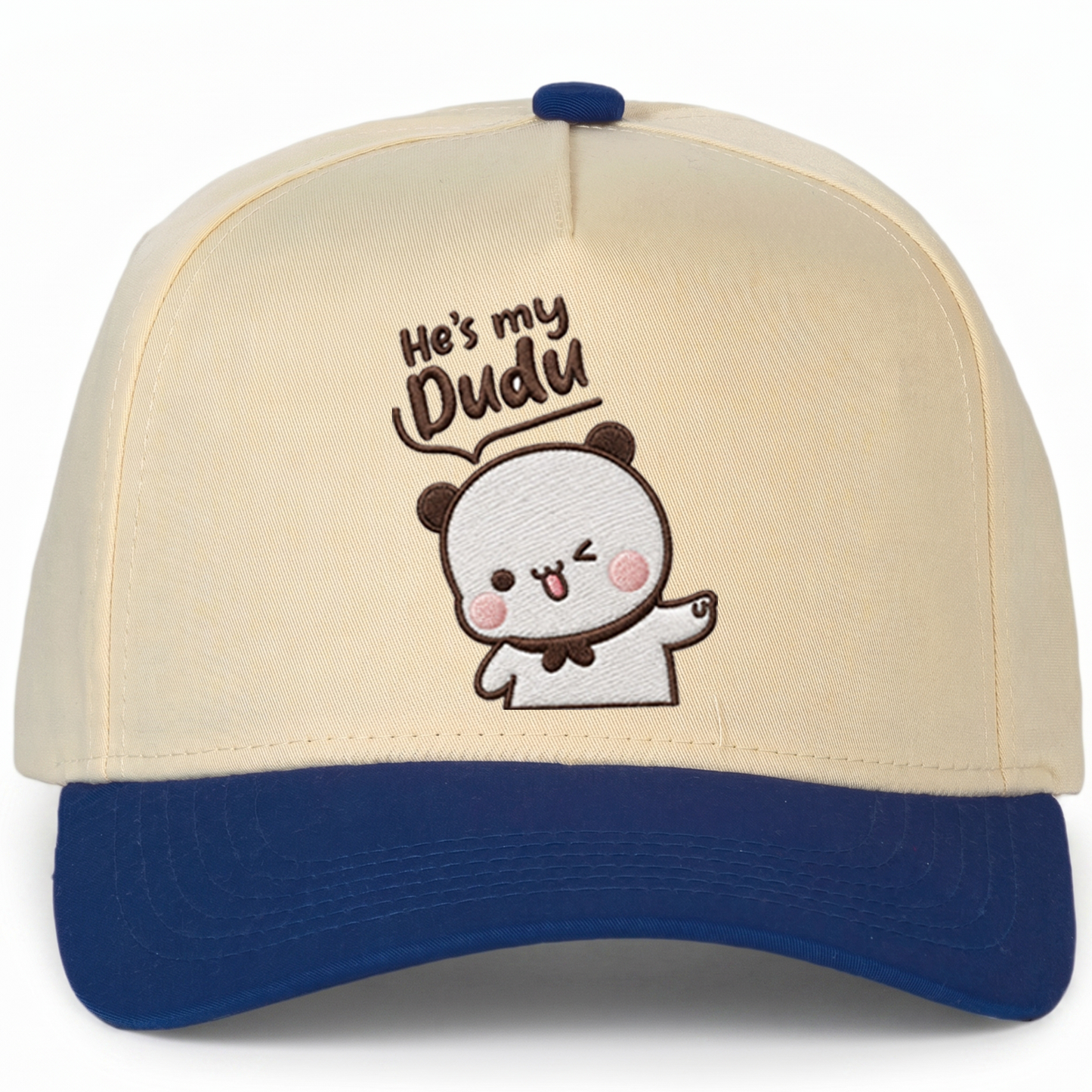 Bubu & Dudu Matching Couple Trucker Hats – Cute Embroidered His & Hers Caps