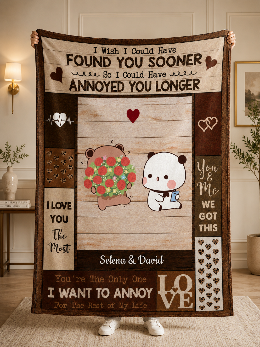 Personalized Bubu & Dudu Blanket – I Wish I Found You Sooner, So I Could Have Annoyed You Longer