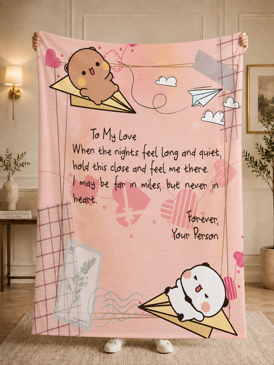 Bubu & Dudu Long Distance Blanket – When You're Far Away