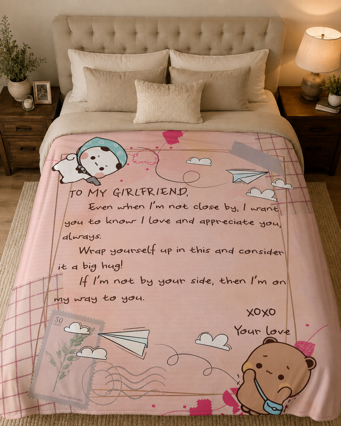 Bubu & Dudu Girlfriend Blanket – product image 2
