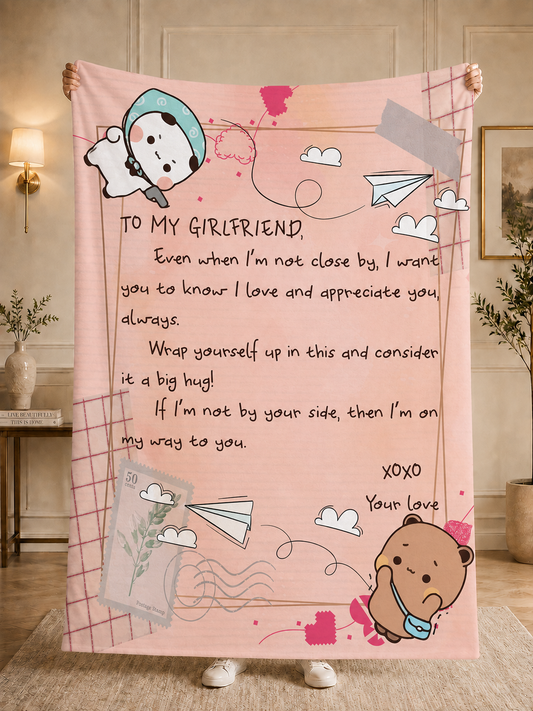 Bubu & Dudu Girlfriend Blanket – The Sweetest Couple Gift