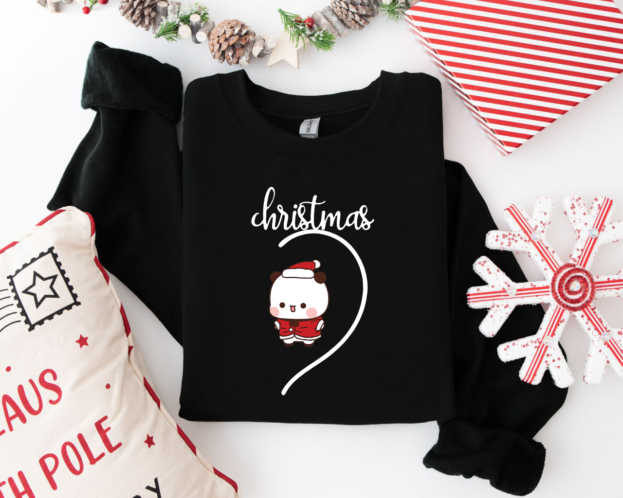 Cute Bubu & Dudu Xmas Couple Sweatshirts