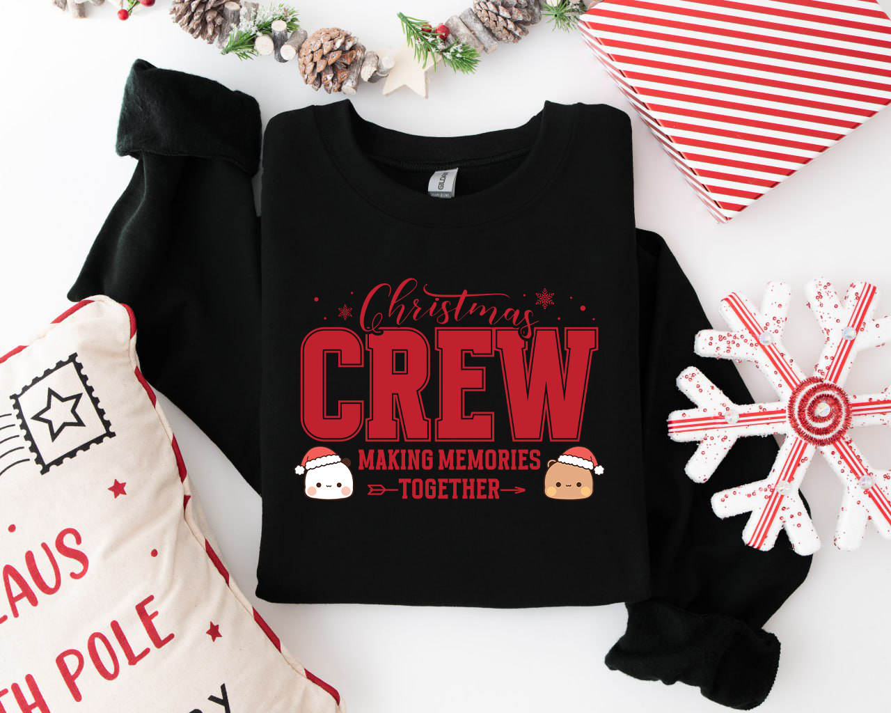 Bubu & Dudu Christmas Crew Sweatshirt | Making Memories Together