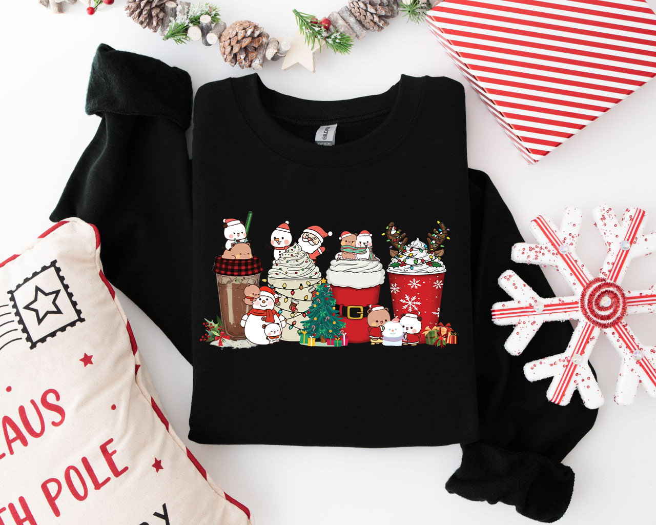 Bubu Dudu Christmas Drinks Sweatshirt