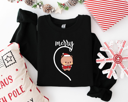 Cute Bubu & Dudu Xmas Couple Sweatshirts