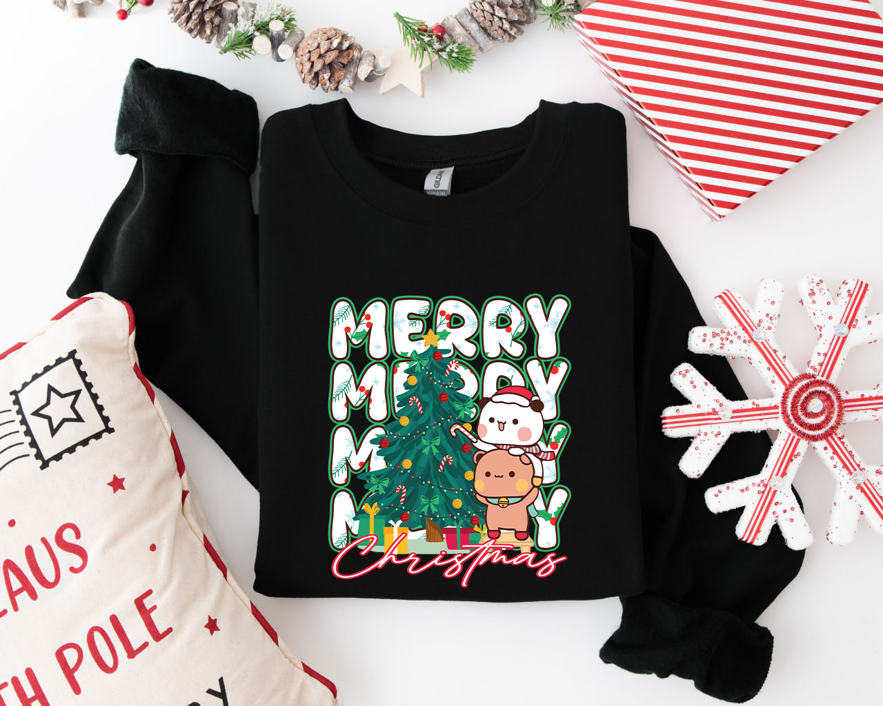 Bubu Dudu Merry Christmas Sweatshirt